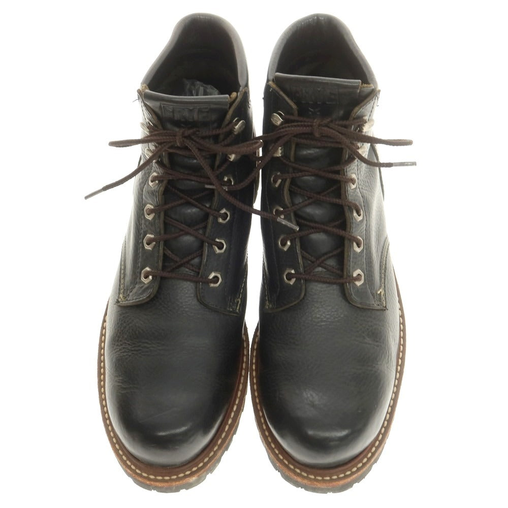 【中古】フライ ブーツ FRYE レザー ブーツワーク ブラック【 9 】【 状態ランクC 】【 メンズ 】