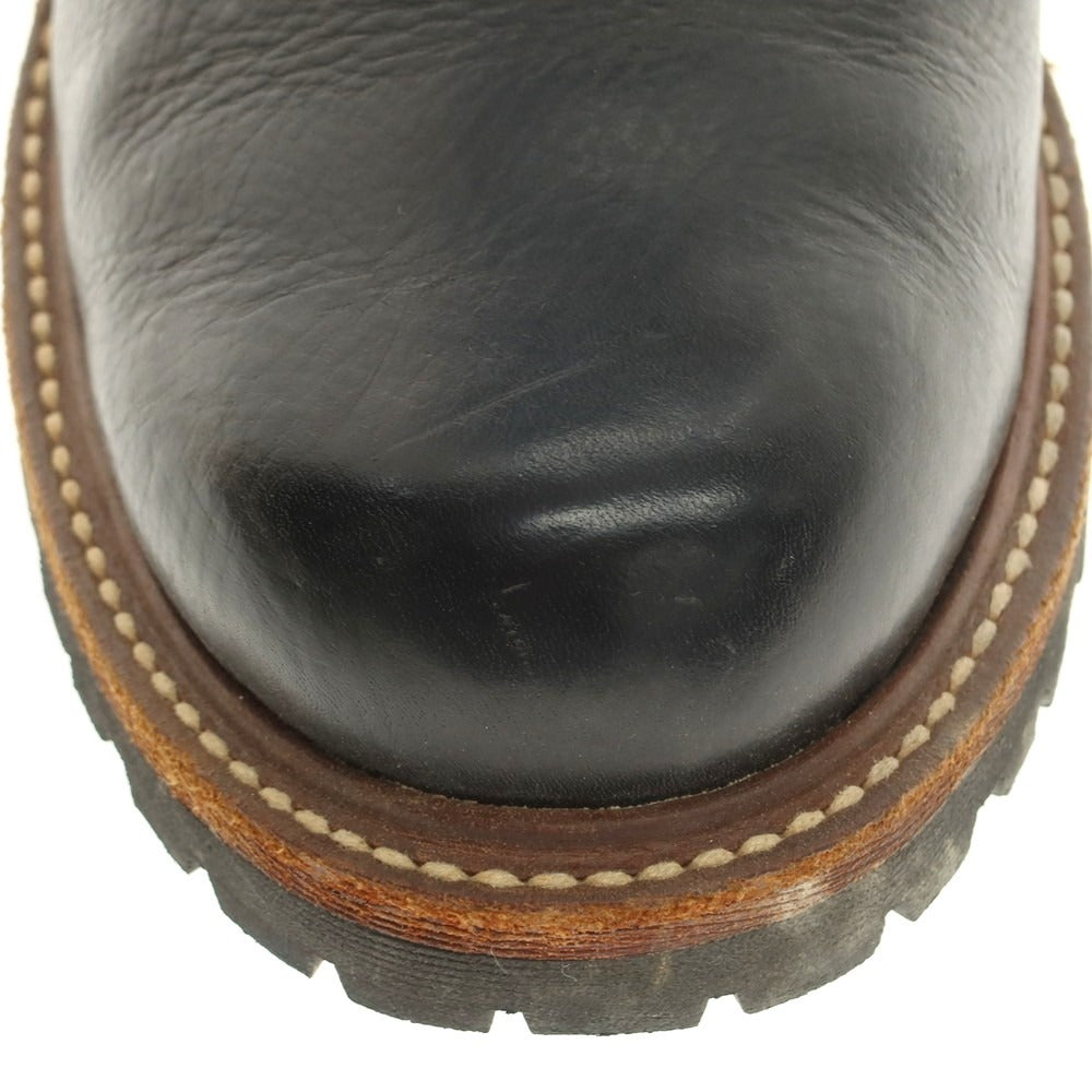 【中古】フライ ブーツ FRYE レザー ブーツワーク ブラック【 9 】【 状態ランクC 】【 メンズ 】