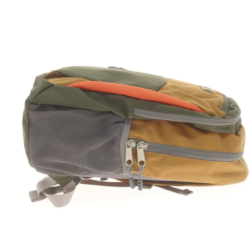 【中古】エルエルビーン L.L.Bean ポリエステル バックパック・リュック モスグリーンxライトブラウン【 状態ランクA 】【 メンズ 】