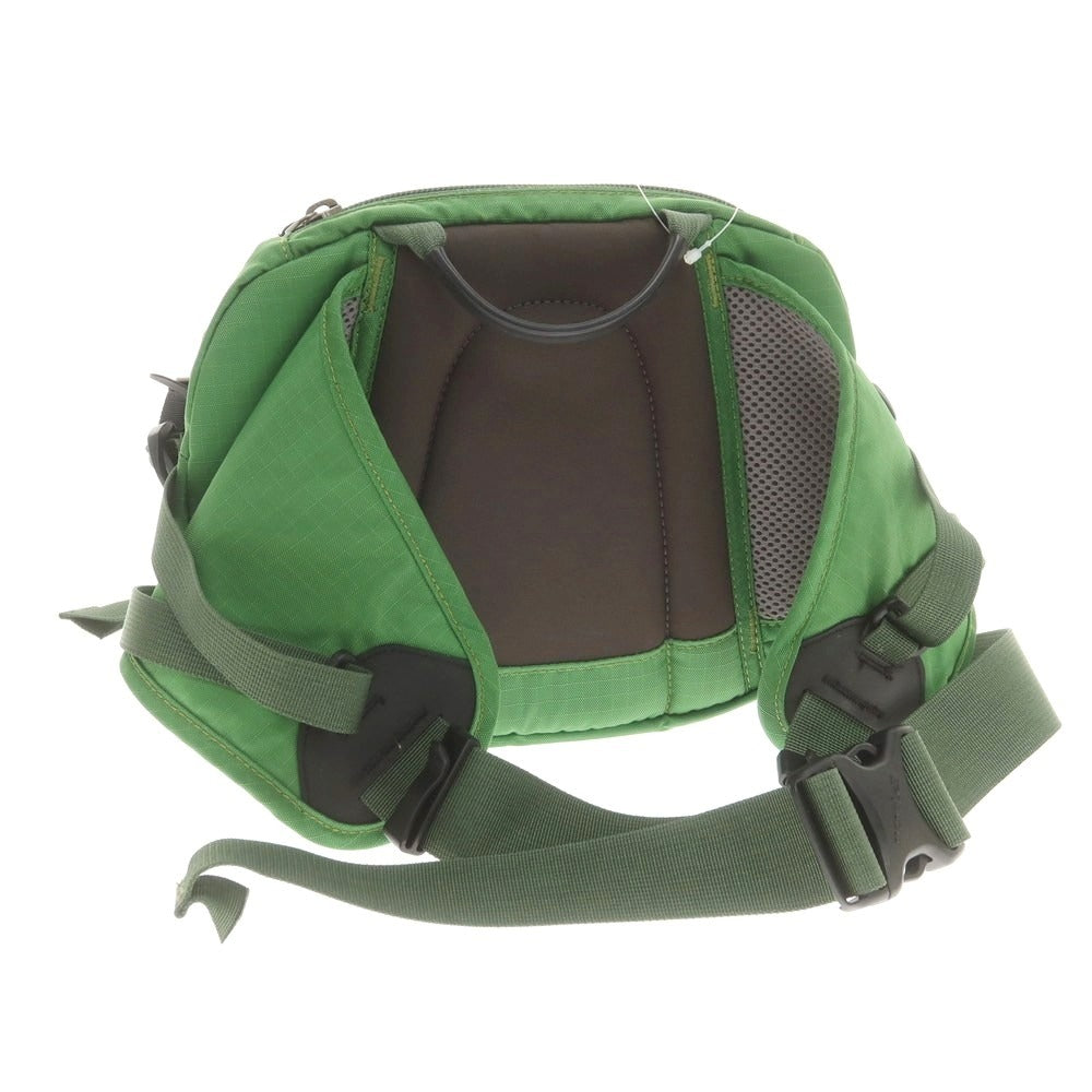 【中古】モンベル mont-bell リップストップナイロン ウエストバッグ グリーン【 状態ランクB 】【 メンズ 】