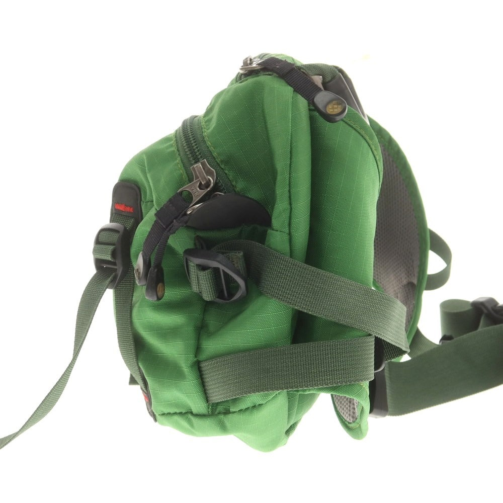 【中古】モンベル mont-bell リップストップナイロン ウエストバッグ グリーン【 状態ランクB 】【 メンズ 】