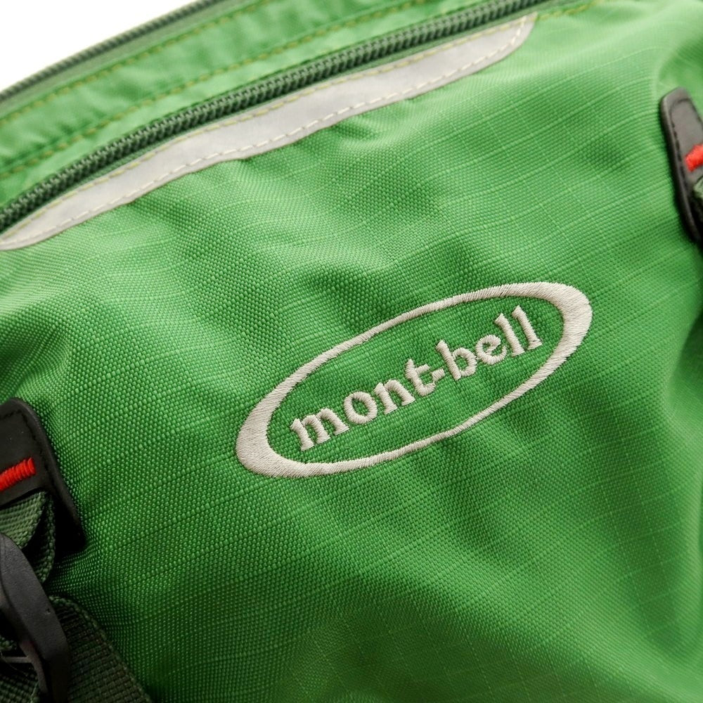 【中古】モンベル mont-bell リップストップナイロン ウエストバッグ グリーン【 状態ランクB 】【 メンズ 】