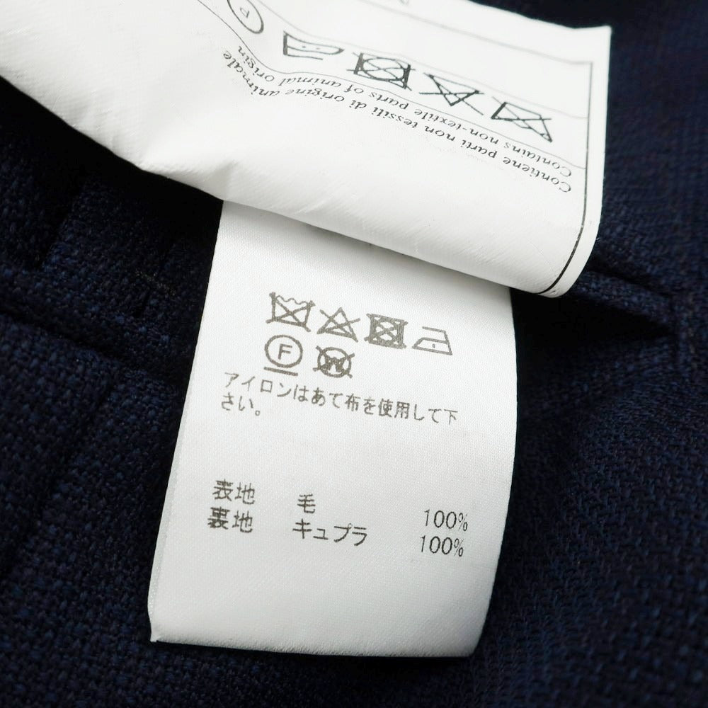 【中古】ベルベスト Belvest JACKET IN THE BOX サマーウール テーラードジャケット ネイビー【 48 】【 状態ランクD 】【 メンズ 】