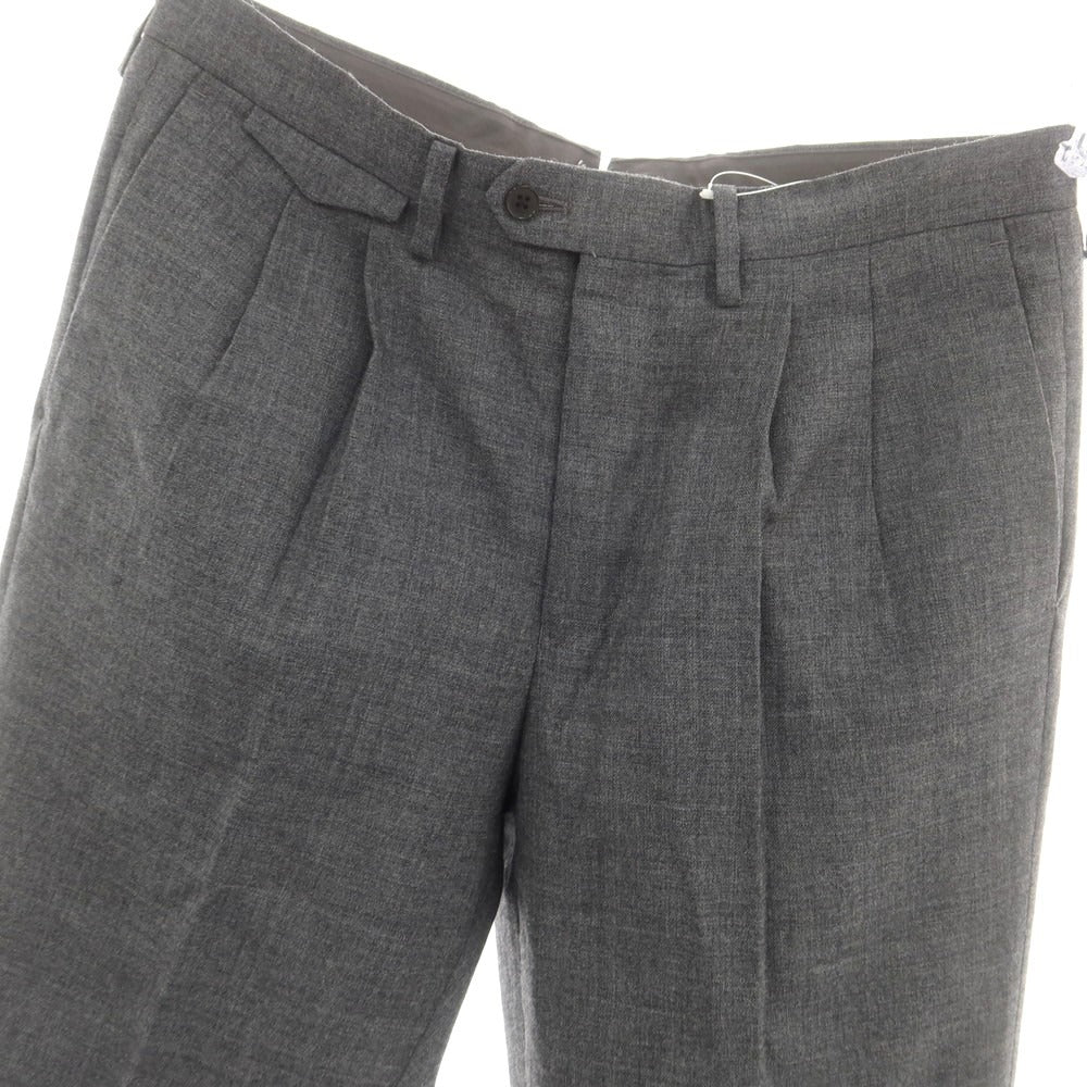 【中古】ユニバーサルランゲージ UNIVERSAL LANGUAGE ウール ドレススラックスパンツ グレー【 LL 】【 状態ランクB 】【 メンズ 】