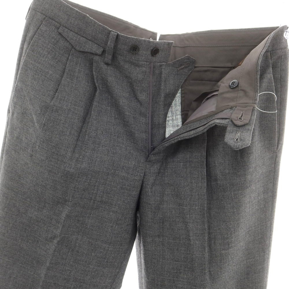 【中古】ユニバーサルランゲージ UNIVERSAL LANGUAGE ウール ドレススラックスパンツ グレー【 LL 】【 状態ランクB 】【 メンズ 】