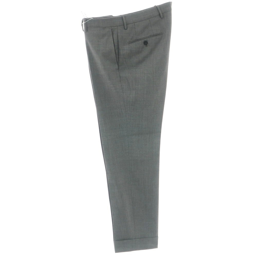 【中古】インコテックス スローウェア INCOTEX SLOWEAR ストレッチ ポリエステルウール ドレススラックスパンツ グレー【 48 】【 状態ランクB 】【 メンズ 】