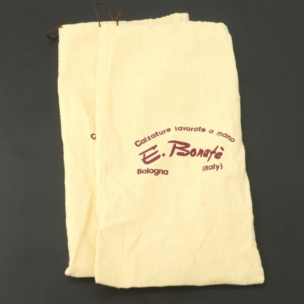 【中古】エンツォ ボナフェ Enzo Bonafe ストレートチップ ドレスシューズ ダークブラウン【 7 1/2 】【 状態ランクC 】【 メンズ 】