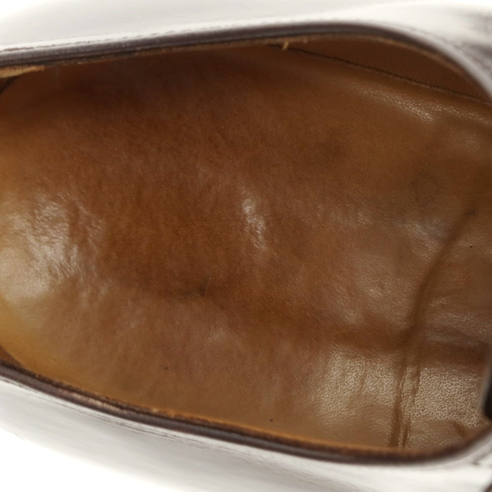 【中古】エンツォ ボナフェ Enzo Bonafe ストレートチップ ドレスシューズ ダークブラウン【 7 1/2 】【 状態ランクC 】【 メンズ 】