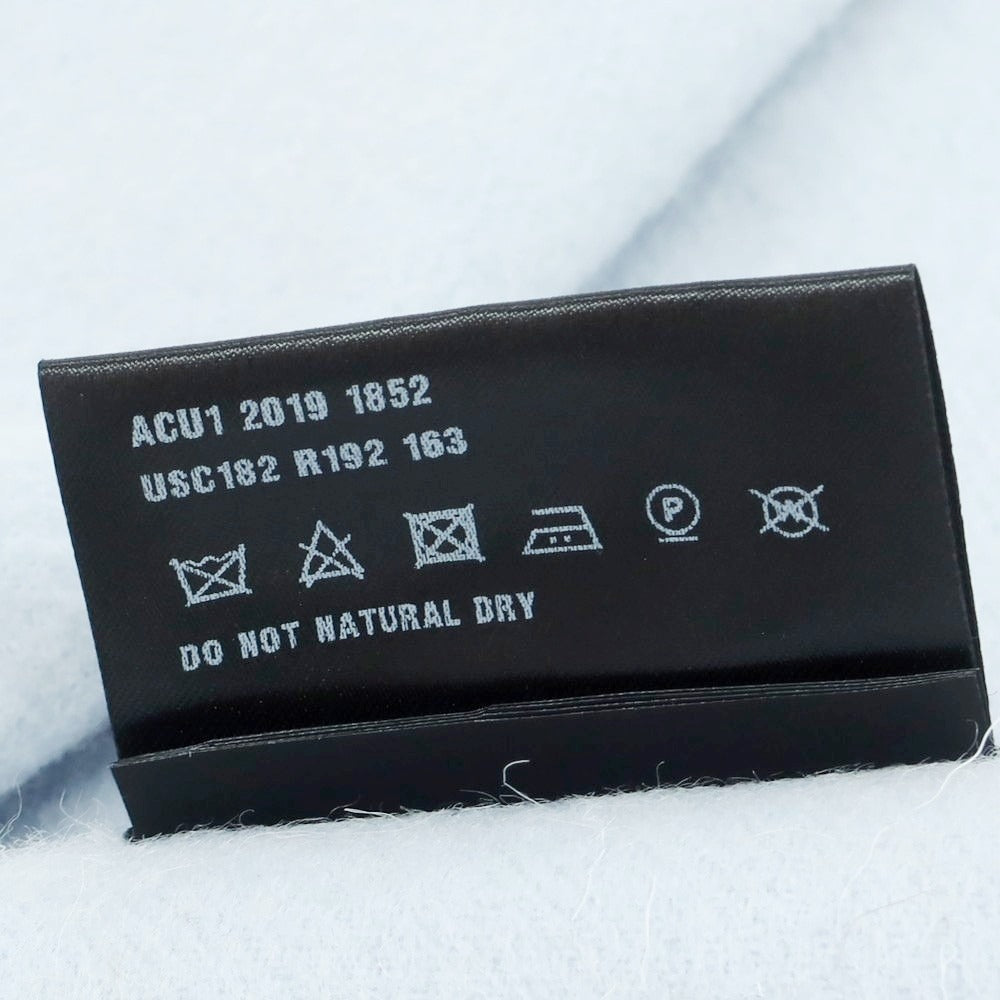 【中古】プラダ PRADA ウール マフラー ライトブルー【 状態ランクB 】【 ユニセックス 】