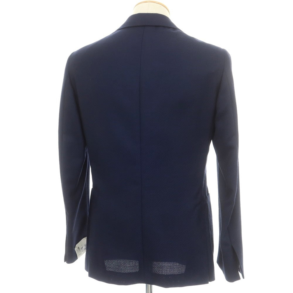 【新品】ベルベスト Belvest JACKET IN THE BOX ウール 3B テーラードジャケット ネイビー【 44 Drop7 】【 状態ランクN 】【 メンズ 】