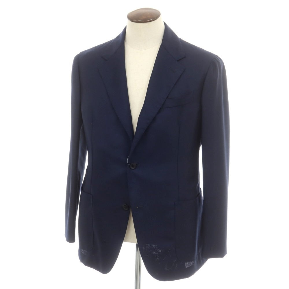 【新品】エルネスト ernesto GFB ホップサック ウール 2B テーラードジャケット ネイビー【 52 Drop8 】【 状態ランクN 】【 メンズ 】