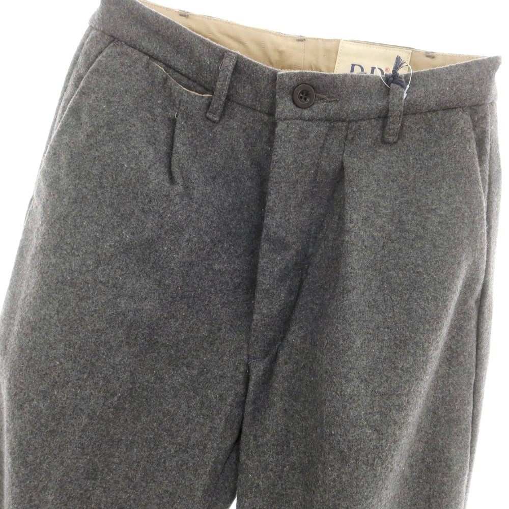 【新品】アールアール ロマーノリドルフィ RR ROMANO RIDOLFI ポリエステルウール カジュアルスラックスパンツ グレー系【 30 】【 状態ランクN 】【 メンズ 】