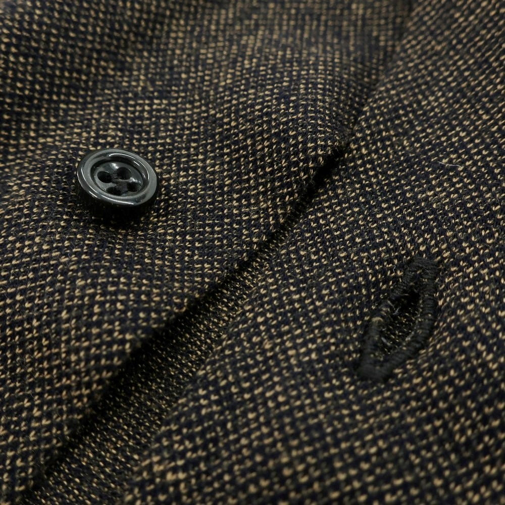 【新品】ギローバー GUY ROVER コットン 鹿の子 セミワイドカラー カジュアルシャツ ブラウン【 M 】【 状態ランクN 】【 メンズ 】