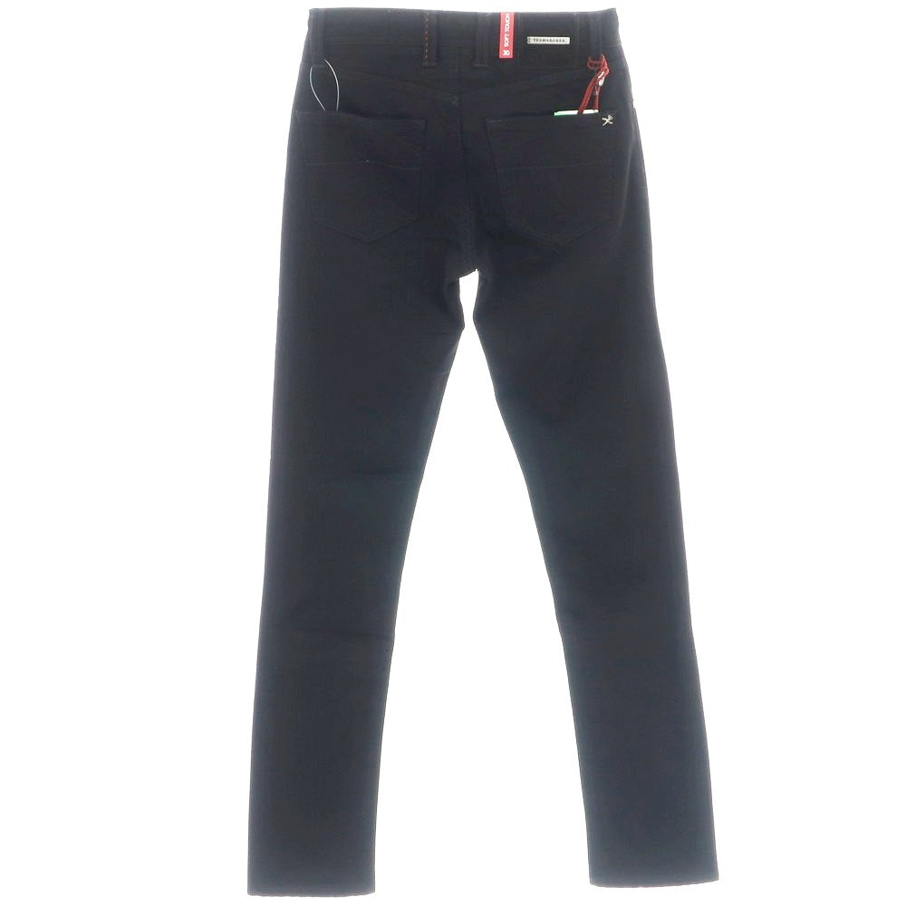 【新品】トラマロッサ Tramarossa LEONARDO ストレッチ コットンポリエステル デニムパンツ ブラック【 30 】【 状態ランクN 】【 メンズ 】