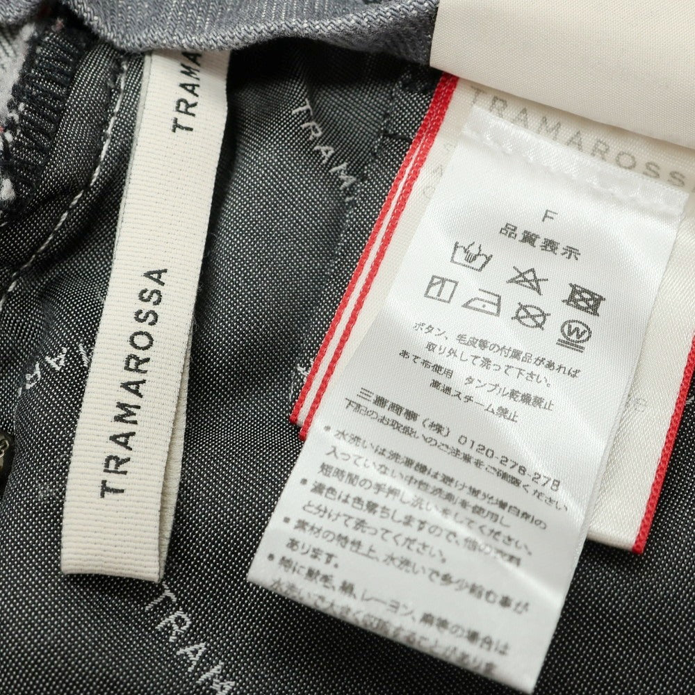 【中古】トラマロッサ Tramarossa LEONARDO ストレッチ コットン ジーンズ デニムパンツ グレー【 32 】【 状態ランクD 】【 メンズ 】
