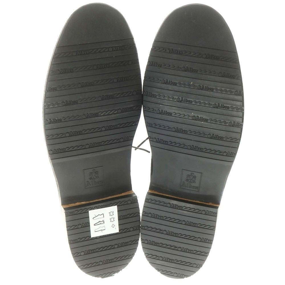 【新品】オールデン ALDEN N1702 スエード チャッカブーツ ブラック【 71/2D 】【 状態ランクN 】【 メンズ 】