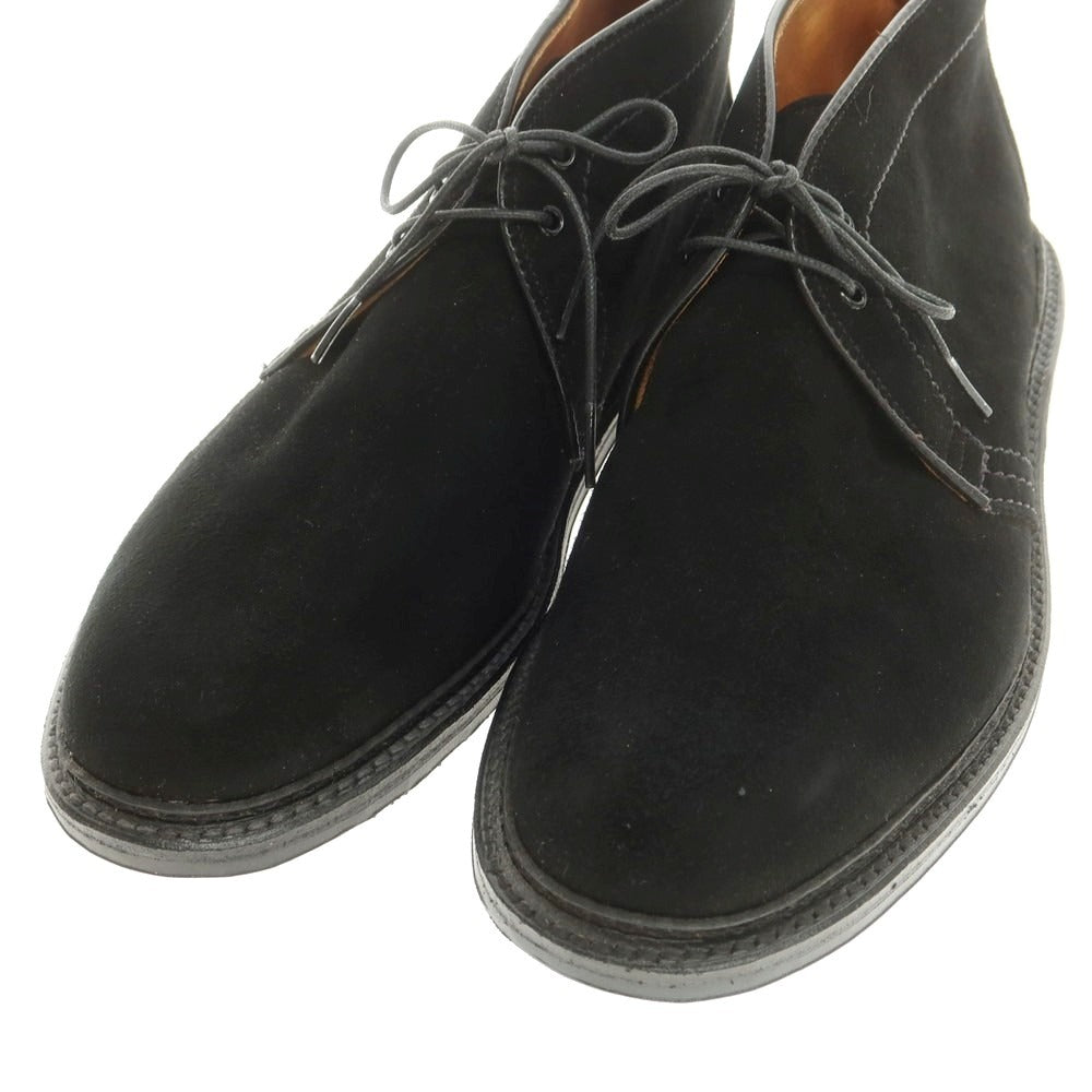【新品】オールデン ALDEN N1702 スエード チャッカブーツ ブラック【 71/2D 】【 状態ランクN 】【 メンズ 】