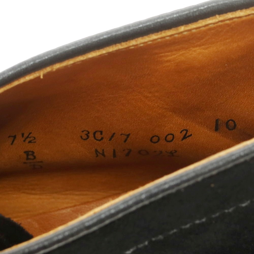 【新品】オールデン ALDEN N1702 スエード チャッカブーツ ブラック【 71/2D 】【 状態ランクN 】【 メンズ 】