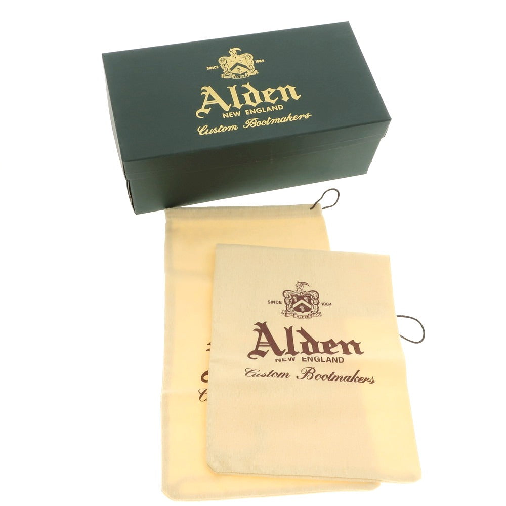 【新品】オールデン ALDEN N6438 スエード プレーントゥ ドレスシューズ ベージュ【 61/2D 】【 状態ランクN 】【 メンズ 】