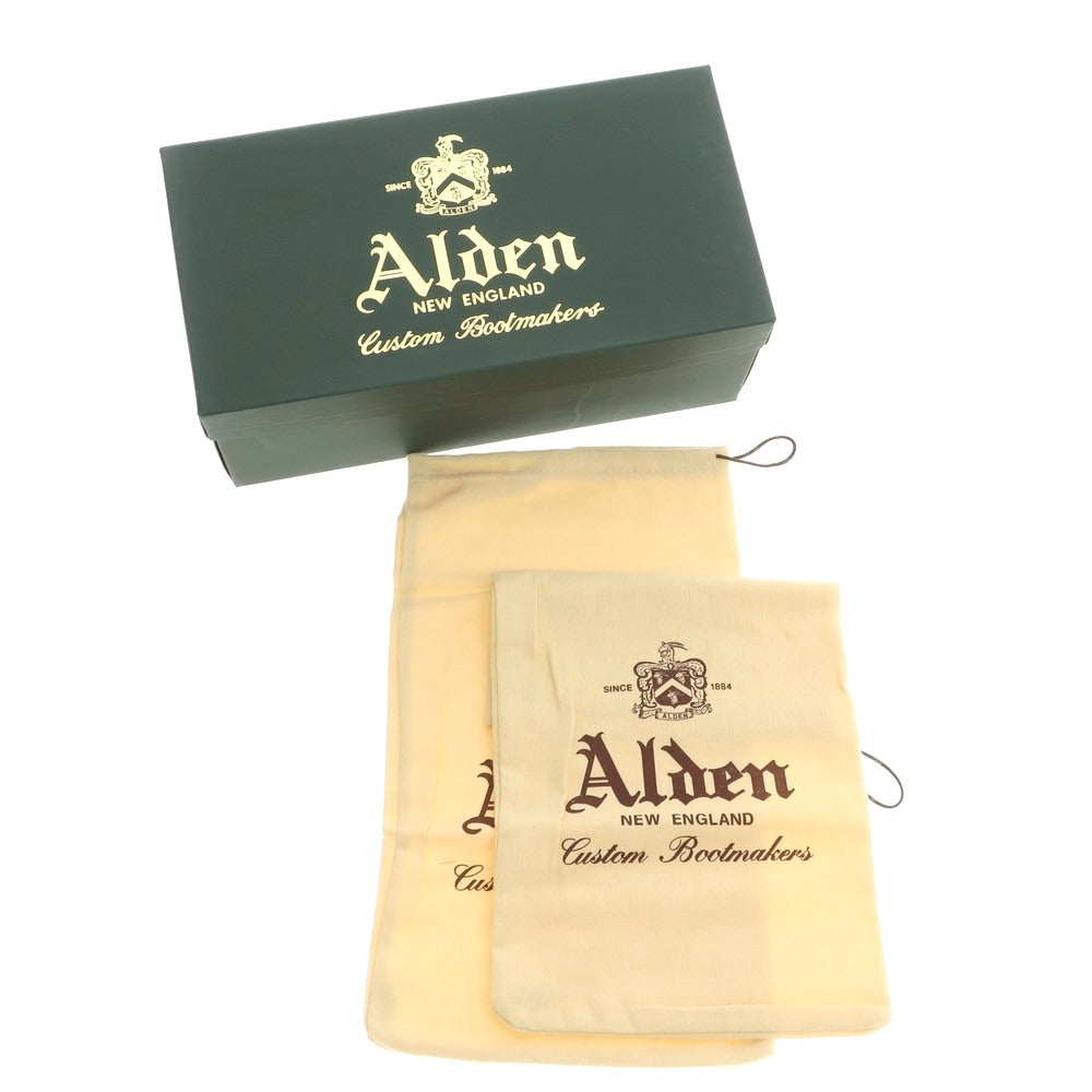 【新品】オールデン ALDEN N6438 スエード プレーントゥ ドレスシューズ ベージュ【 8D 】【 状態ランクN 】【 メンズ 】