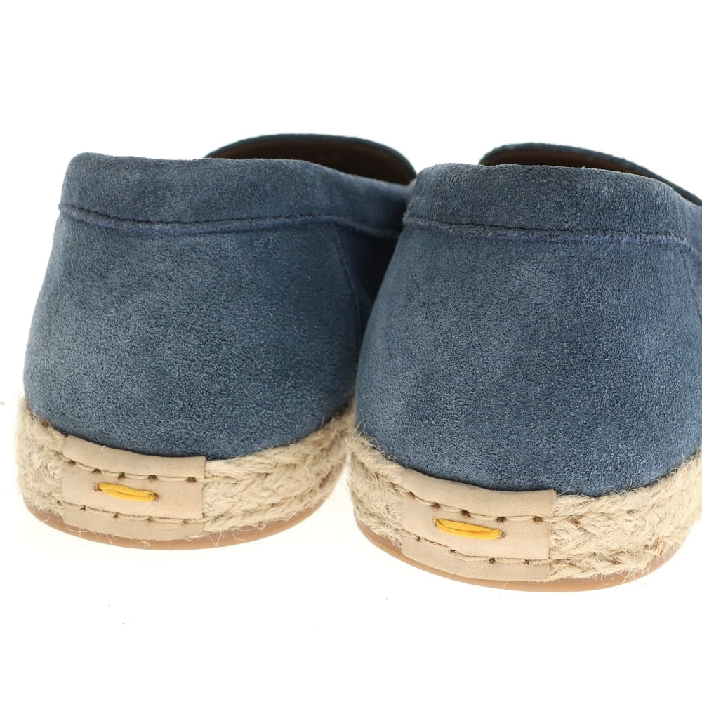 【新品】デュカルス DOUCALS スエード エスパドリーユ シューズ ブルー【 39 】【 状態ランクN 】【 メンズ 】