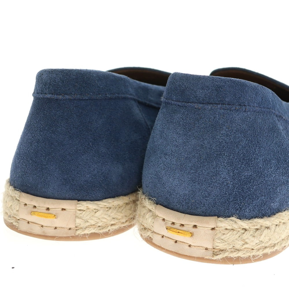 【新品】デュカルス DOUCALS スエード エスパドリーユ シューズ ネイビーブルー【 42 】【 状態ランクN 】【 メンズ 】