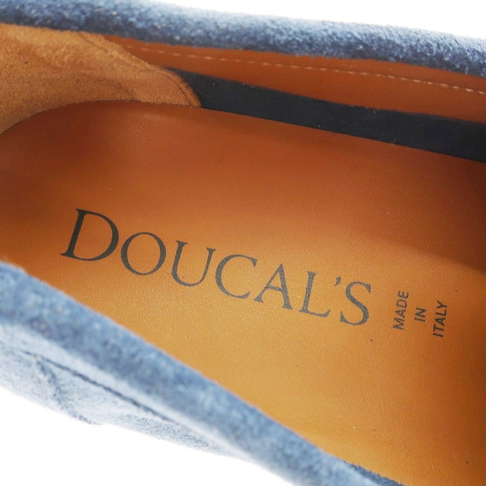 【新品】デュカルス DOUCALS スエード エスパドリーユ シューズ ネイビーブルー【 42 】【 状態ランクN 】【 メンズ 】