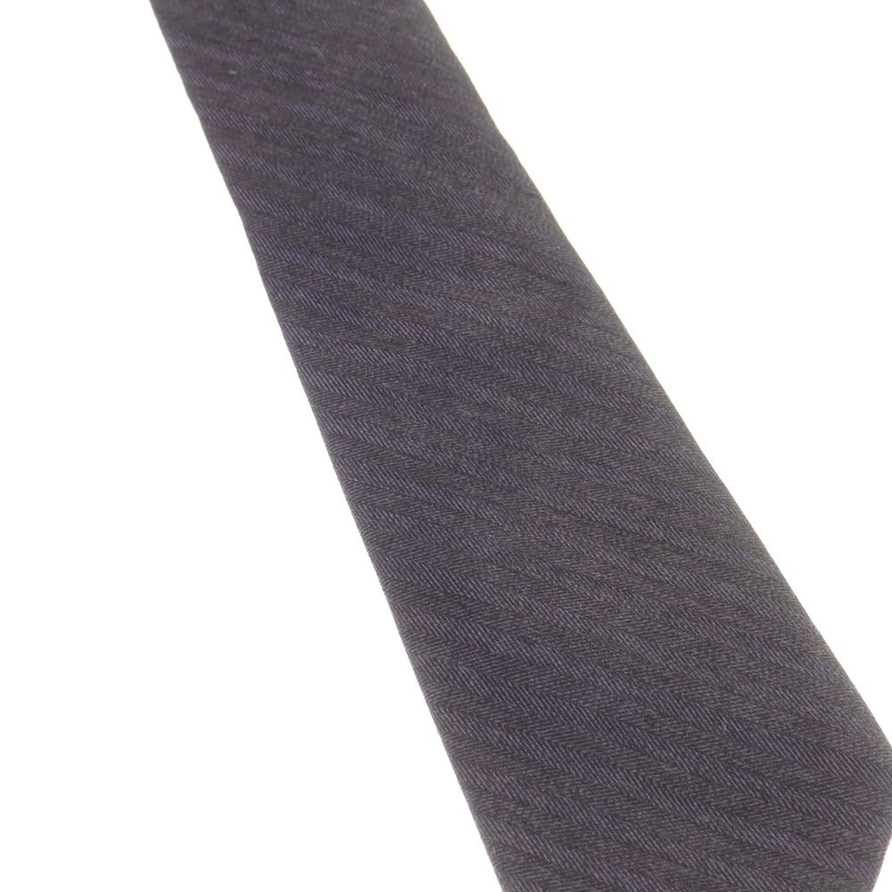 【中古】ステファノリッチ STEFANO RICCI シルク 無地ネクタイ ネイビー【 状態ランクC 】【 メンズ 】