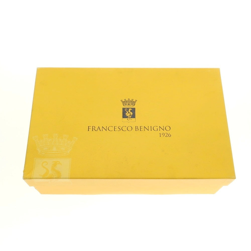 【中古】【未使用】フランチェスコ ベニーニョ FRANCESCO BENIGNO プレーントゥ ドレスシューズ ブラックブラウン【 6 】【 状態ランクS 】【 メンズ 】