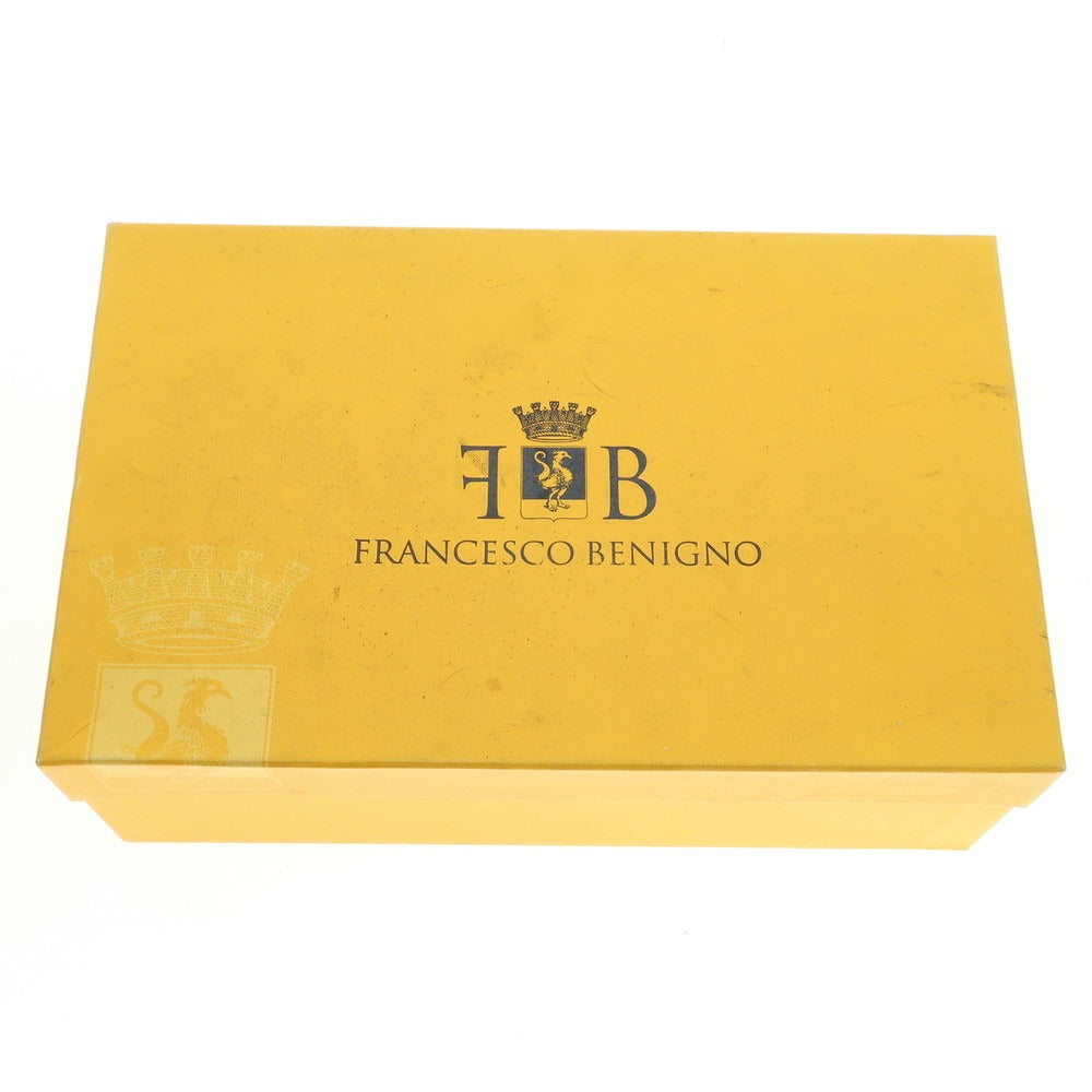 【中古】【未使用】フランチェスコ ベニーニョ FRANCESCO BENIGNO ストレートチップ ドレスシューズ ブラックブラウンxレッド【 7 1/2 】【 状態ランクS 】【 メンズ 】