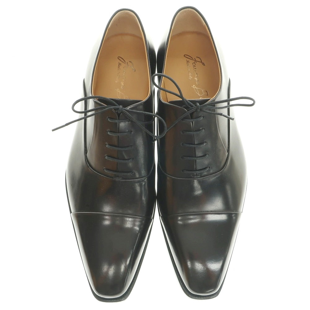【中古】【未使用】フランチェスコ ベニーニョ FRANCESCO BENIGNO ストレートチップ ドレスシューズ ブラック【 6 1/2 】【 状態ランクS 】【 メンズ 】