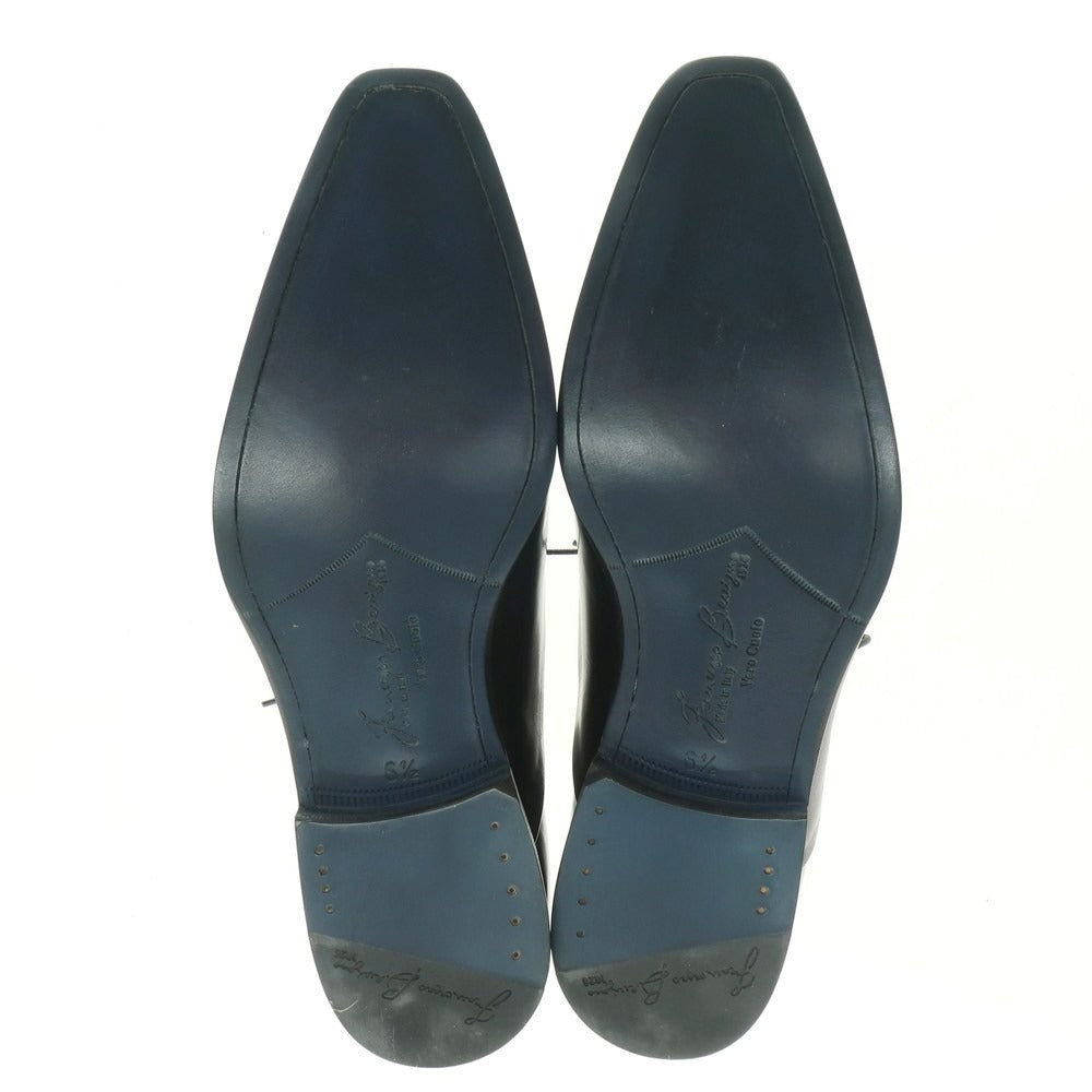 【中古】【未使用】フランチェスコ ベニーニョ FRANCESCO BENIGNO ストレートチップ ドレスシューズ ブラック【 6 1/2 】【 状態ランクS 】【 メンズ 】