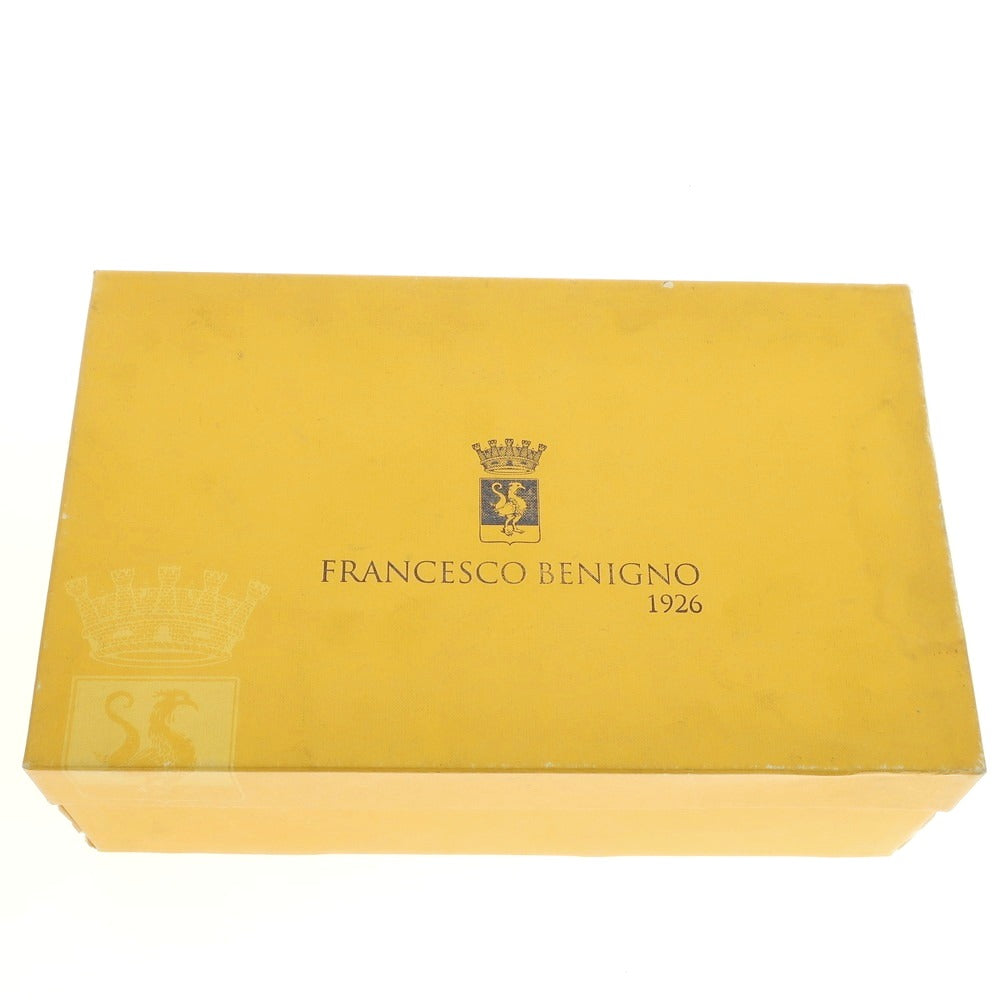 【中古】【未使用】フランチェスコ ベニーニョ FRANCESCO BENIGNO ストレートチップ ドレスシューズ ブラック【 6 1/2 】【 状態ランクS 】【 メンズ 】