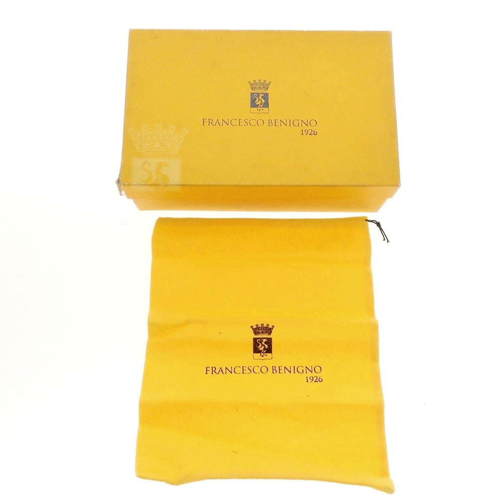 【中古】【未使用】フランチェスコ ベニーニョ FRANCESCO BENIGNO ホールカット ドレスシューズ パープル【 6 1/2 】【 状態ランクS 】【 メンズ 】