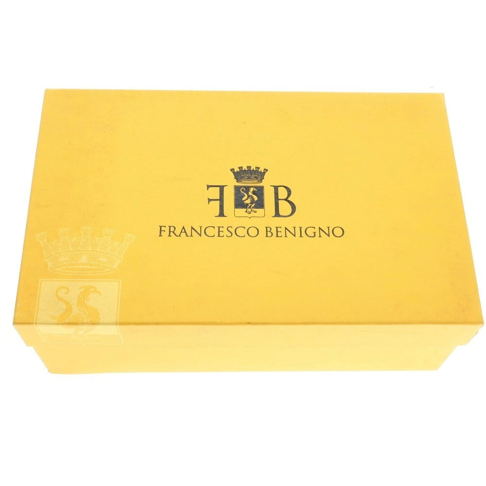 【中古】【未使用】フランチェスコ ベニーニョ FRANCESCO BENIGNO サイドレース ドレスシューズ ブラックグレー【 6 1/2 】【 状態ランクS 】【 メンズ 】