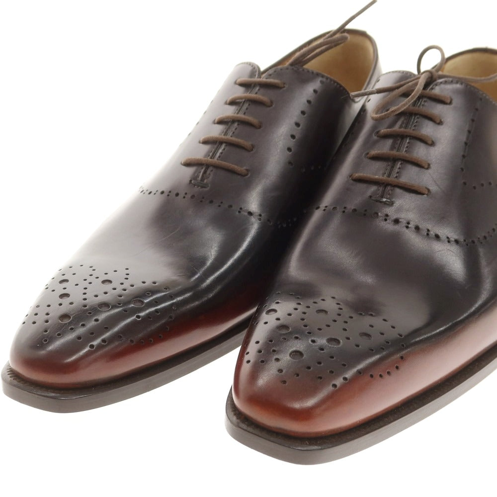 【中古】【未使用】フランチェスコ ベニーニョ FRANCESCO BENIGNO ホールカット ドレスシューズ ブラックブラウン【 7 】【 状態ランクS 】【 メンズ 】
