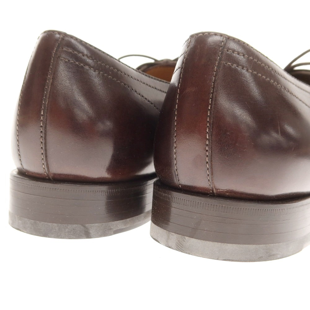 【中古】【未使用】フランチェスコ ベニーニョ FRANCESCO BENIGNO Uチップ ドレスシューズ ダークブラウン【 7 1/2 】【 状態ランクS 】【 メンズ 】
