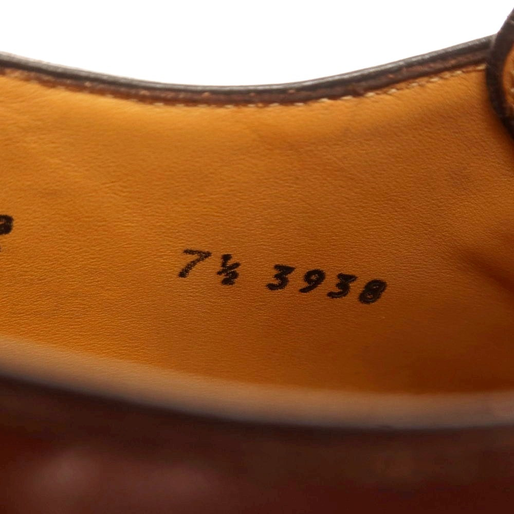 【中古】【未使用】フランチェスコ ベニーニョ FRANCESCO BENIGNO シングルモンク ドレスシューズ ダークブラウン【 7 1/2 】【 状態ランクS 】【 メンズ 】