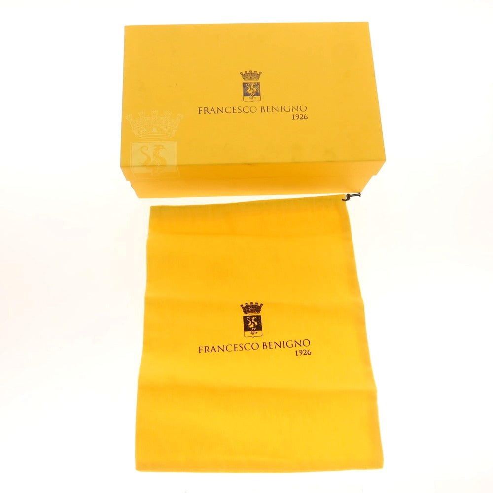 【中古】【未使用】フランチェスコ ベニーニョ FRANCESCO BENIGNO シングルモンク ドレスシューズ ダークブラウン【 7 1/2 】【 状態ランクS 】【 メンズ 】