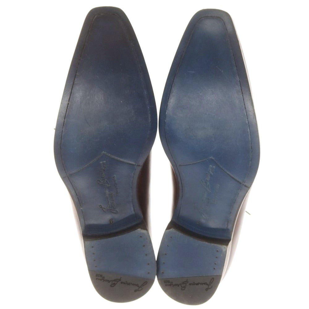 【中古】【未使用】フランチェスコ ベニーニョ FRANCESCO BENIGNO ホールカット ドレスシューズ バーガンディ【 6 】【 状態ランクS 】【 メンズ 】