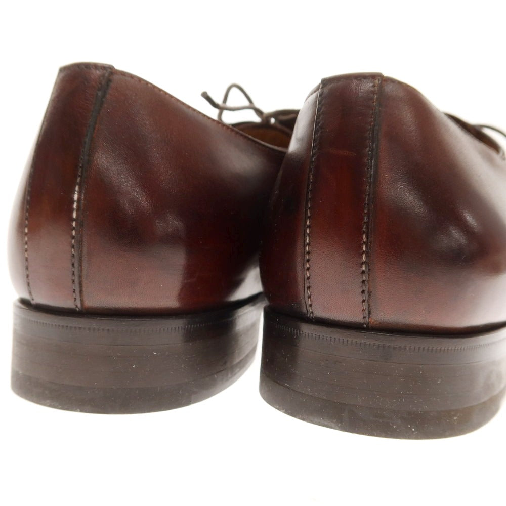 【中古】【未使用】フランチェスコ ベニーニョ FRANCESCO BENIGNO ホールカット ドレスシューズ バーガンディ【 6 】【 状態ランクS 】【 メンズ 】