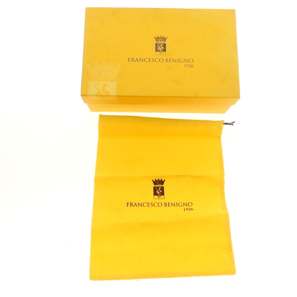 【中古】【未使用】フランチェスコ ベニーニョ FRANCESCO BENIGNO ホールカット ドレスシューズ ブラック【 7 】【 状態ランクS 】【 メンズ 】
