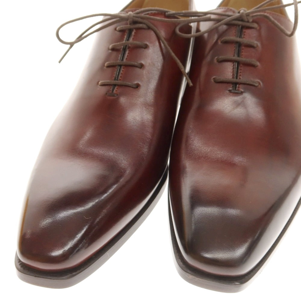 【中古】【未使用】フランチェスコ ベニーニョ FRANCESCO BENIGNO ホールカット ドレスシューズ ブラウン【 6 1/2 】【 状態ランクS 】【 メンズ 】