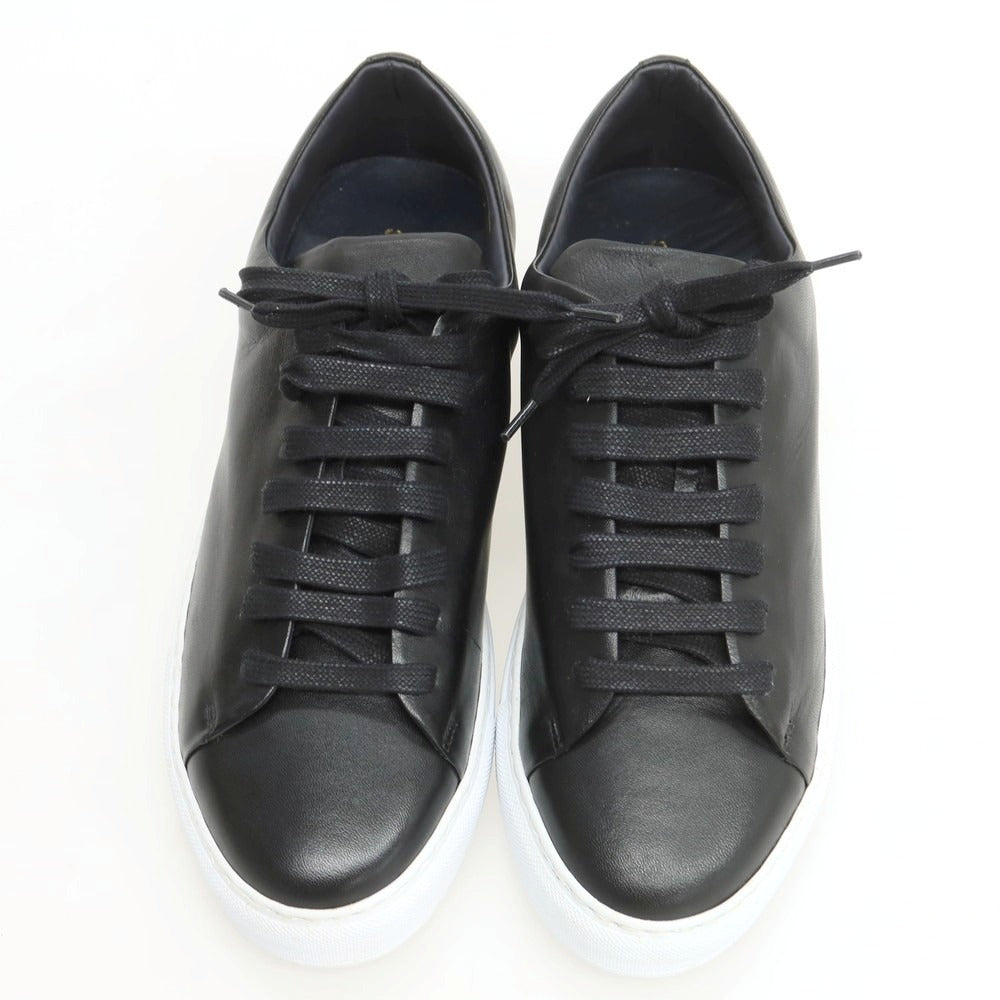 【中古】【未使用】ステファノガンバ STEFANO GAMBA レザー スニーカー ブラック【 39 】【 状態ランクS 】【 メンズ 】