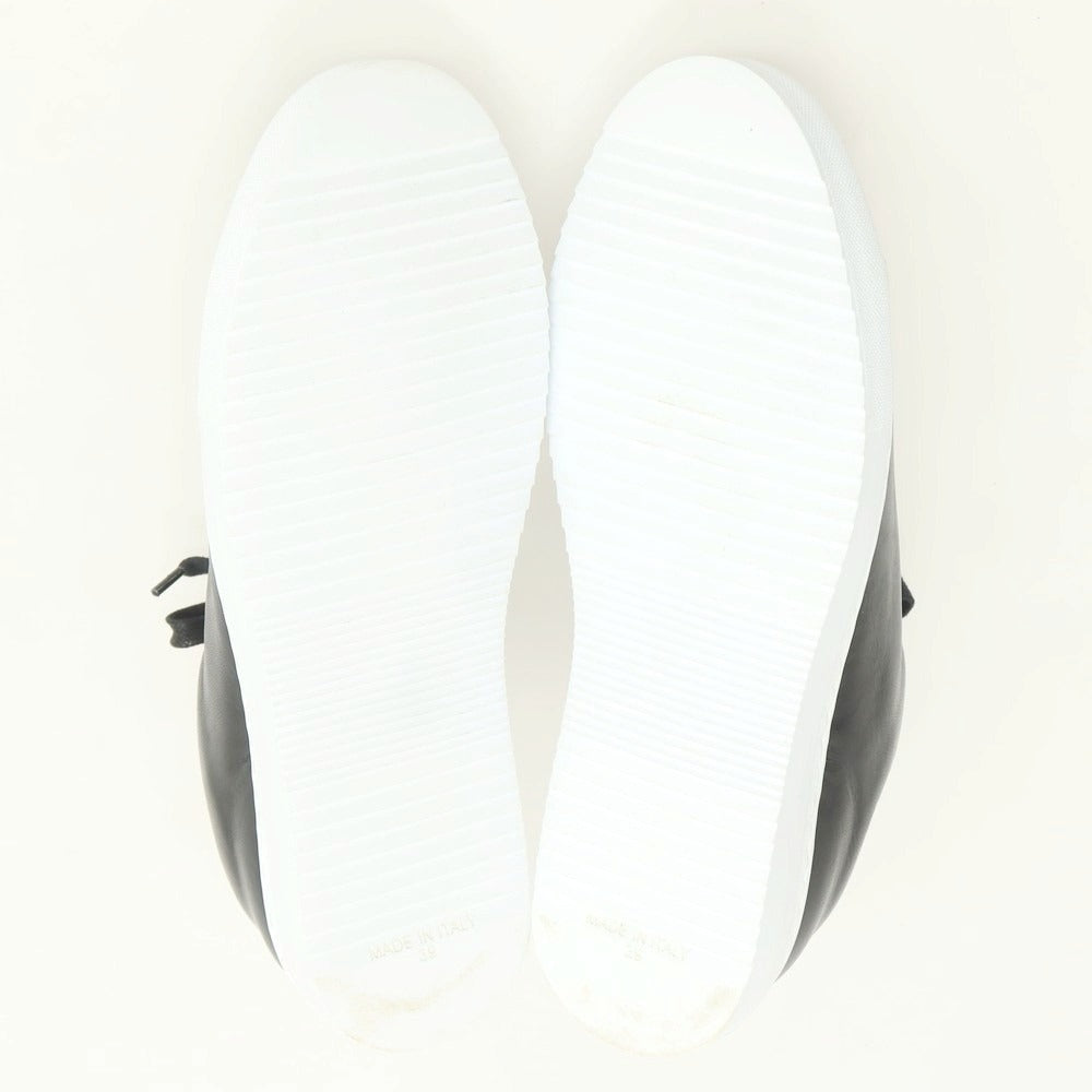 【中古】【未使用】ステファノガンバ STEFANO GAMBA レザー スニーカー ブラック【 39 】【 状態ランクS 】【 メンズ 】