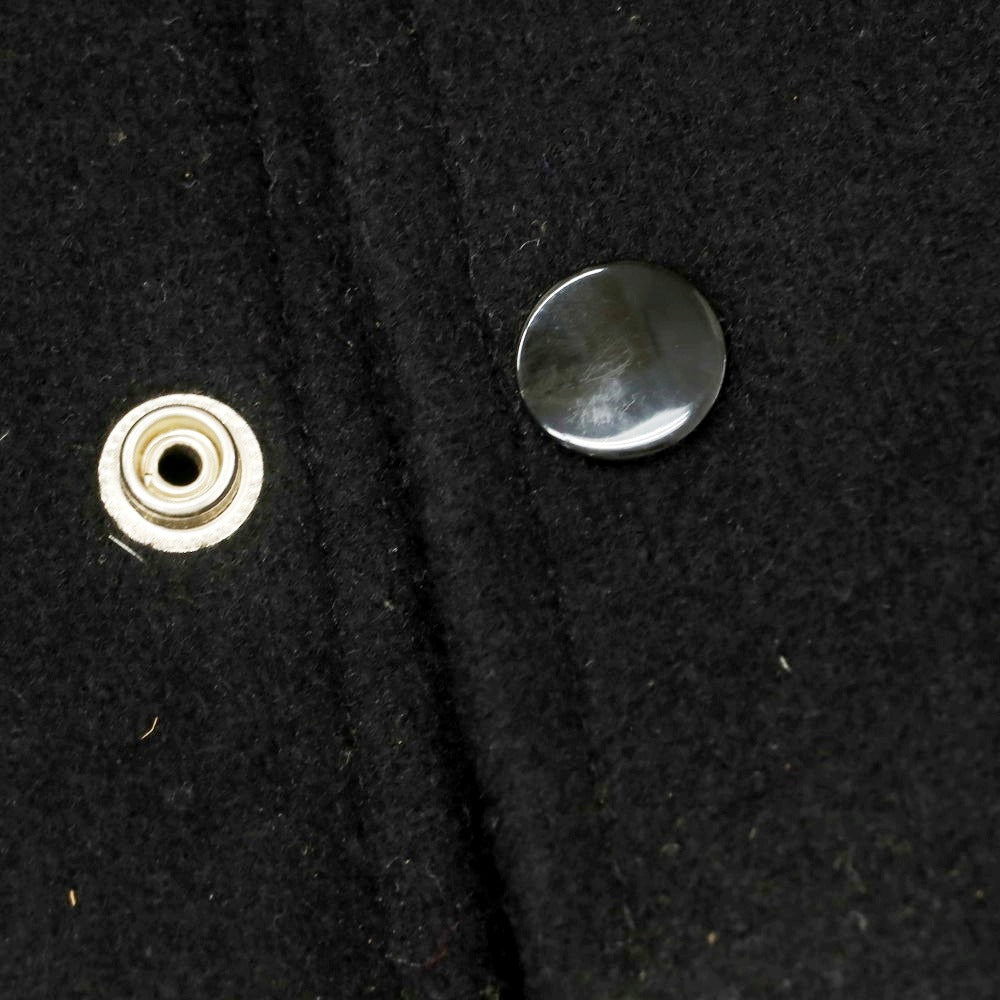 【中古】ステュディオダルチザン STUDIO D’ARTISAN ウール×ホースレザー スタジャン ブラックxライトブラウン【 38 】【 状態ランクC 】【 メンズ 】