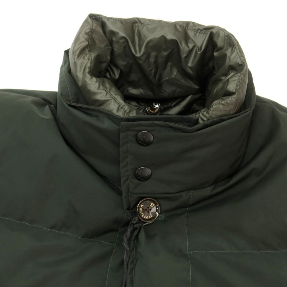【中古】モンテコーレ Montecore ポリエステル 2WAY ダウンコート ダークグリーン【 48 】【 状態ランクC 】【 メンズ 】