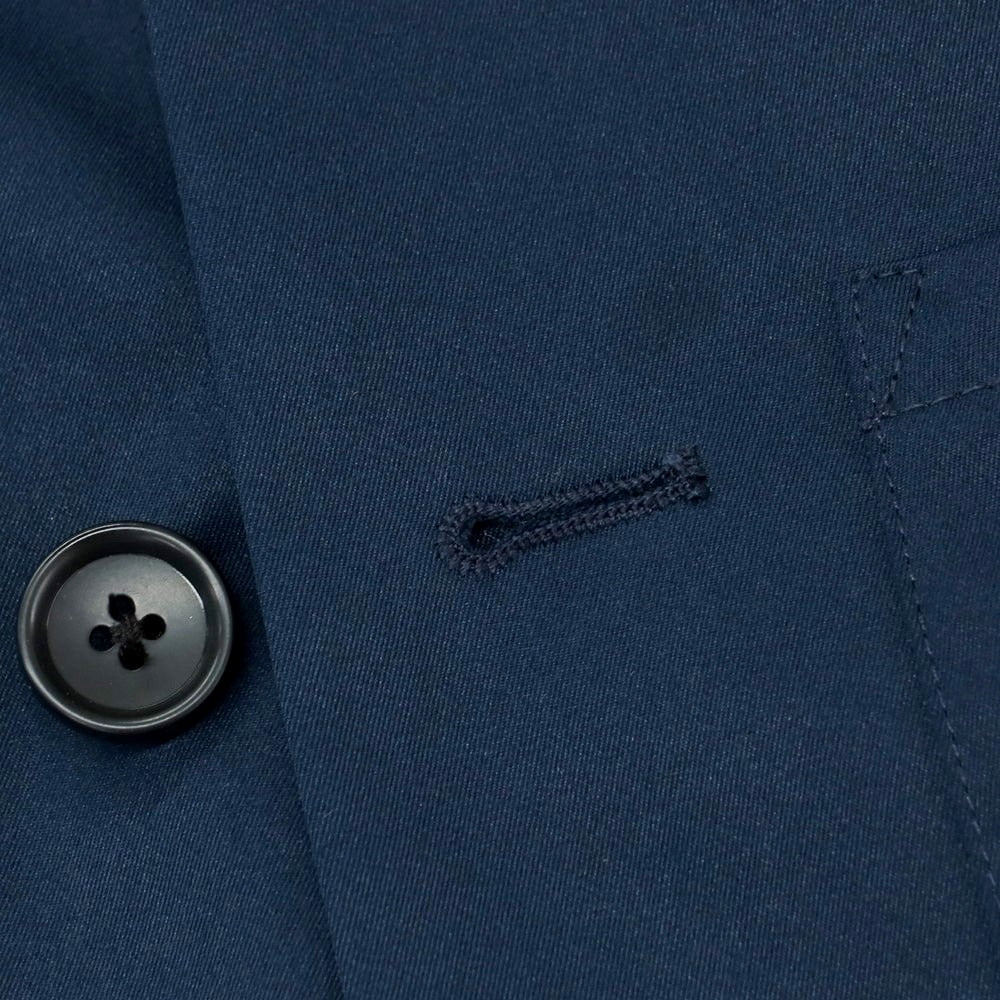 【中古】ダブリューダブリューエス WWS WORK WEAR SUIT ポリエステル 2つボタンスーツ ダークブルーグリーン【 上S/下M 】【 状態ランクB 】【 メンズ 】