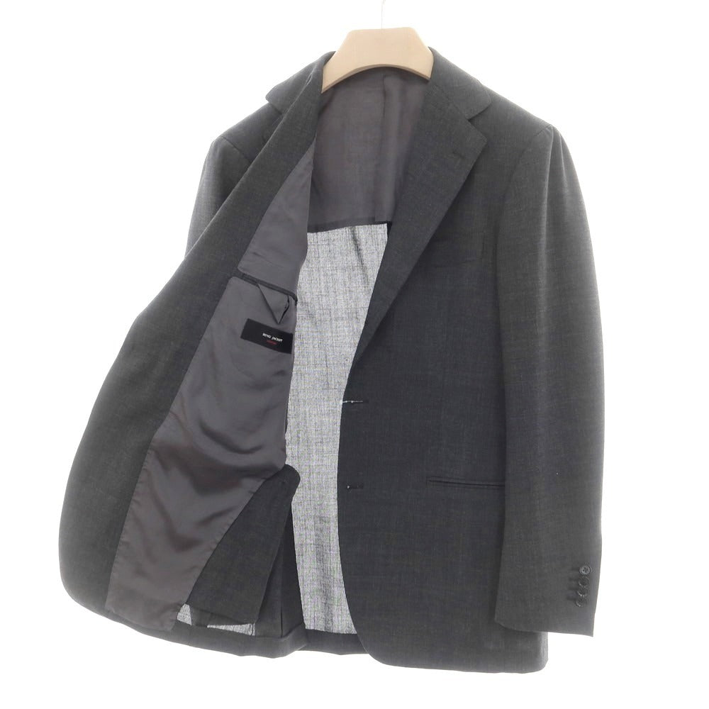 【中古】リングヂャケット RING JACKET MEISTER ウール 3つボタンスーツ ダークグレー【 48 】【 状態ランクC 】【 メンズ 】