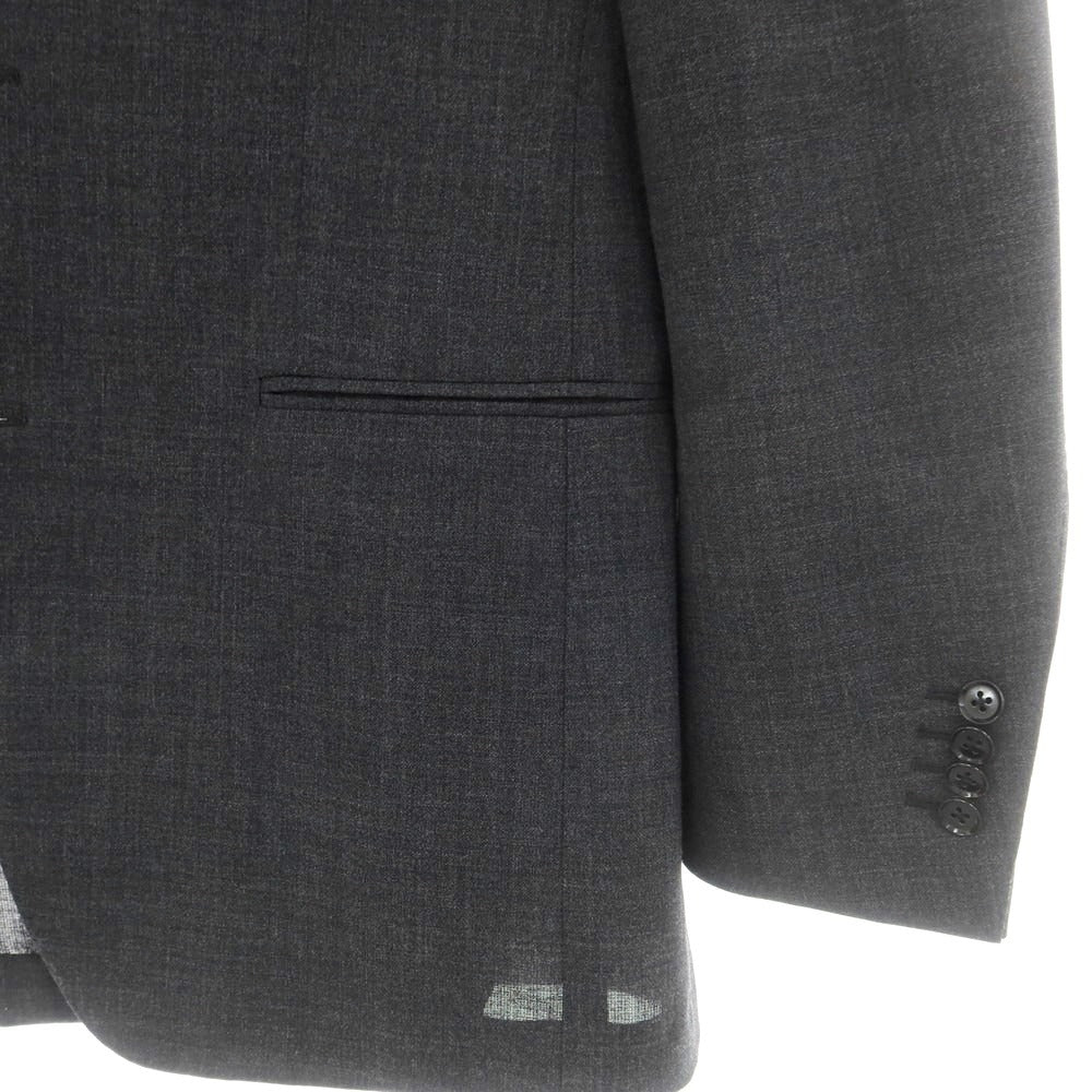 【中古】リングヂャケット RING JACKET MEISTER ウール 3つボタンスーツ ダークグレー【 48 】【 状態ランクC 】【 メンズ 】
